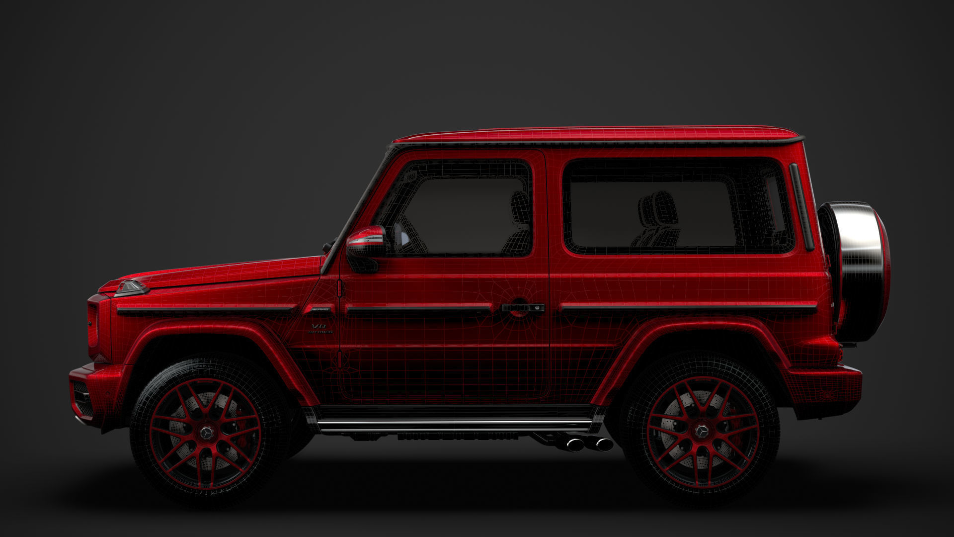 Mercedes AMG G 63 Worldwide 3d W463 2020 3D model_33