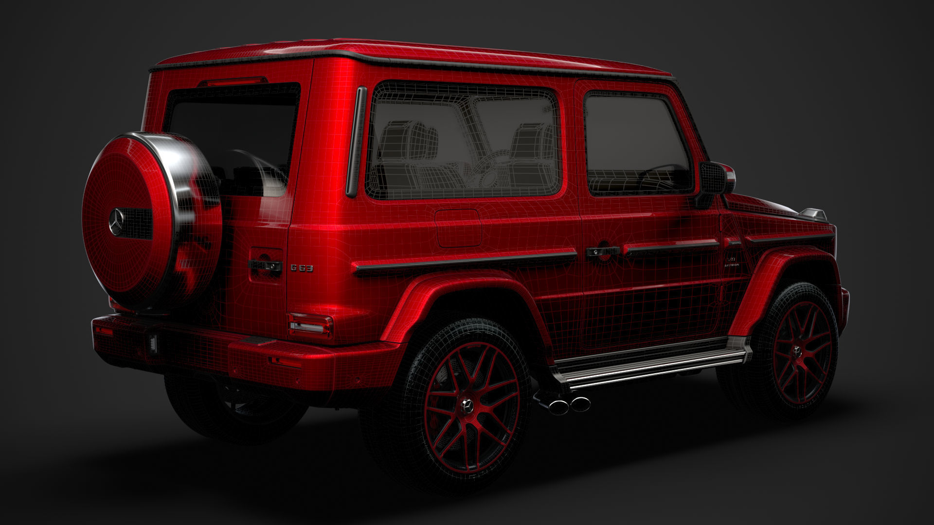 Mercedes AMG G 63 Worldwide 3d W463 2020 3D model_30