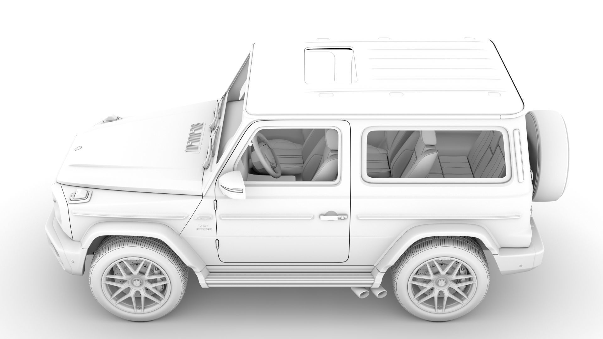 Mercedes AMG G 63 Worldwide 3d W463 2020 3D model_18
