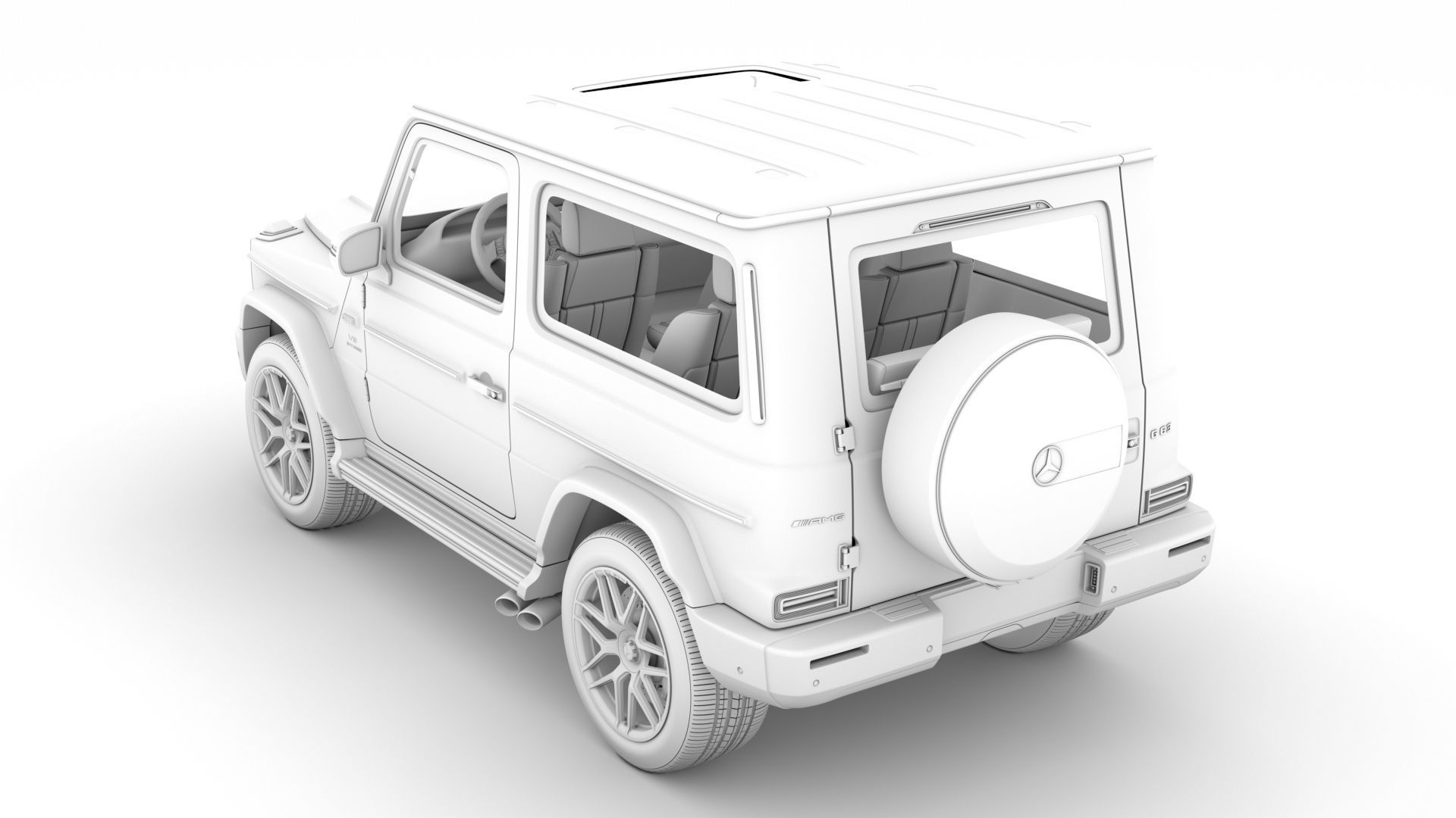 Mercedes AMG G 63 Worldwide 3d W463 2020 3D model_17