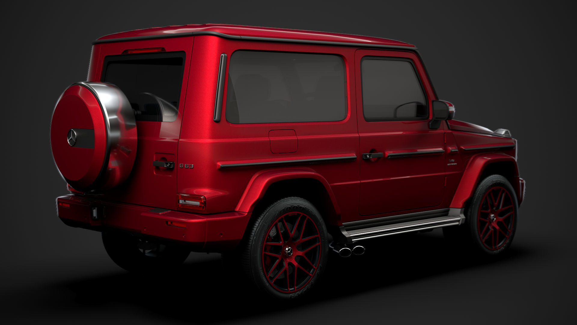 Mercedes AMG G 63 Worldwide 3d W463 2020 3D model_7