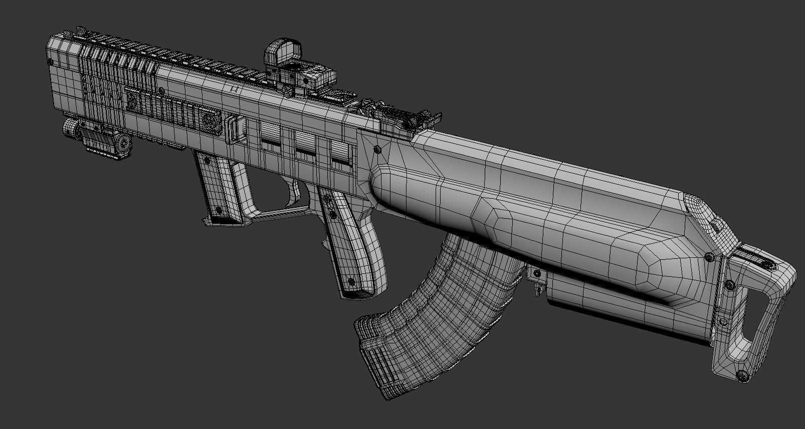 AK-47 ak - rifle 3D model_6