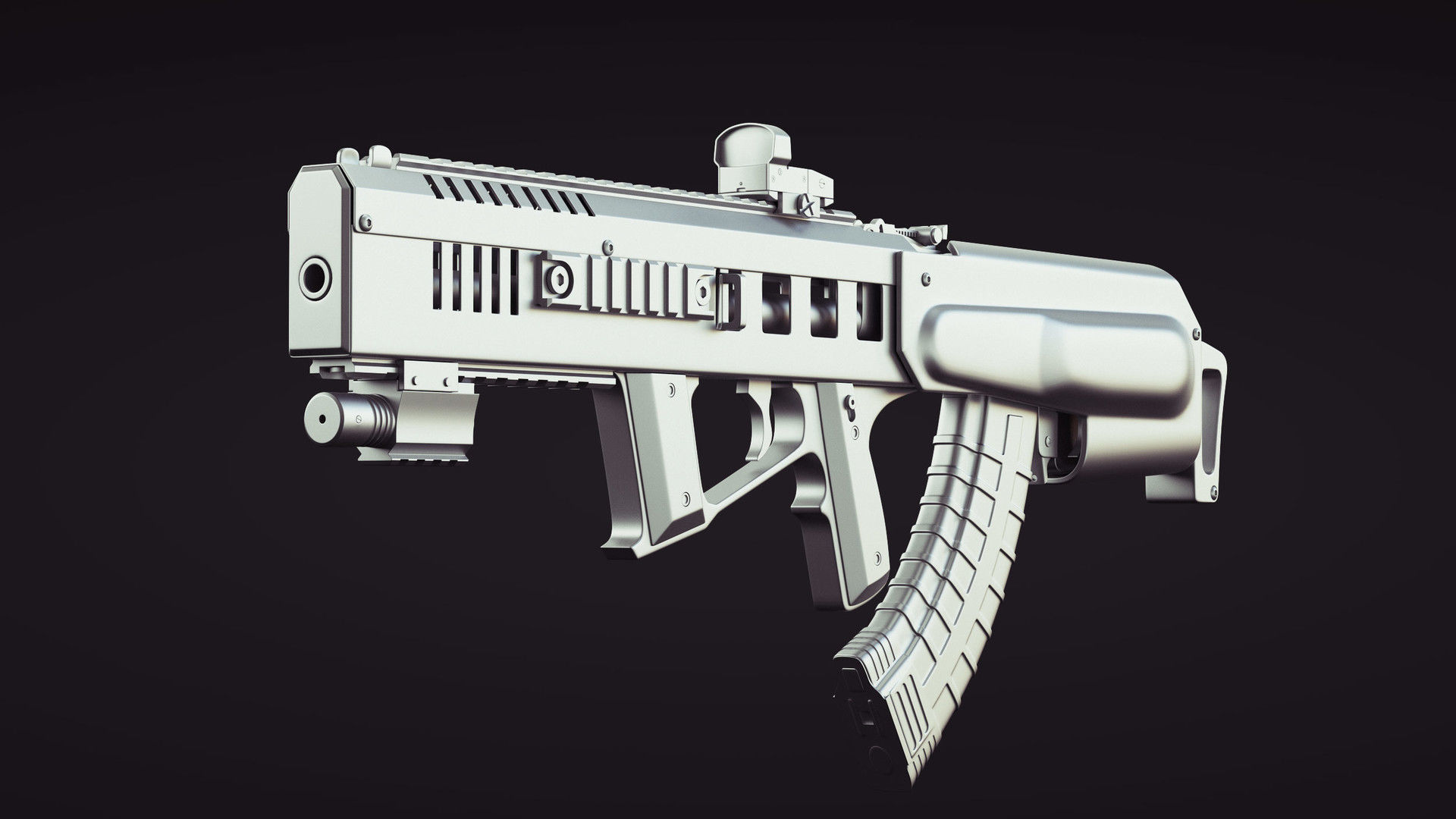 AK-47 ak - rifle 3D model_3