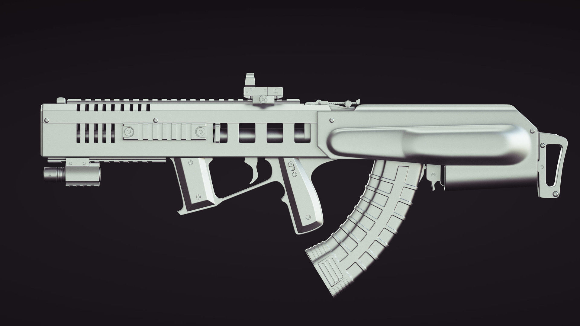 AK-47 ak - rifle 3D model_1
