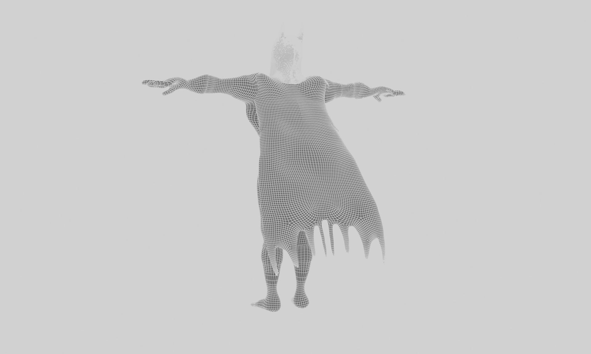 Batman Cartoon Low-poly 3D model_8