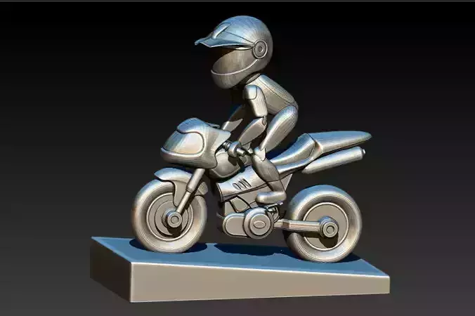 Rider Model for 3D Printing 3D print model