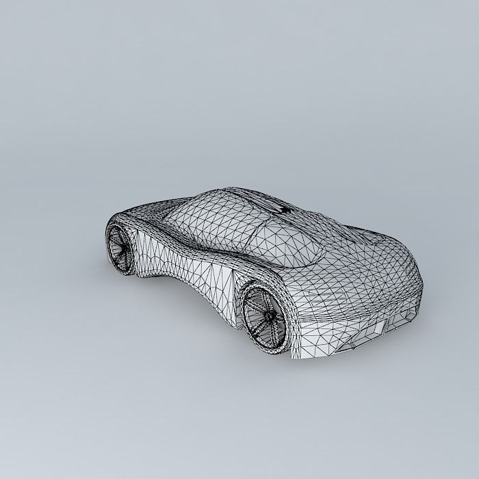 E Roadster Concept Free 3D model_4
