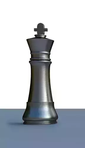 Chessmen metal chess piece
