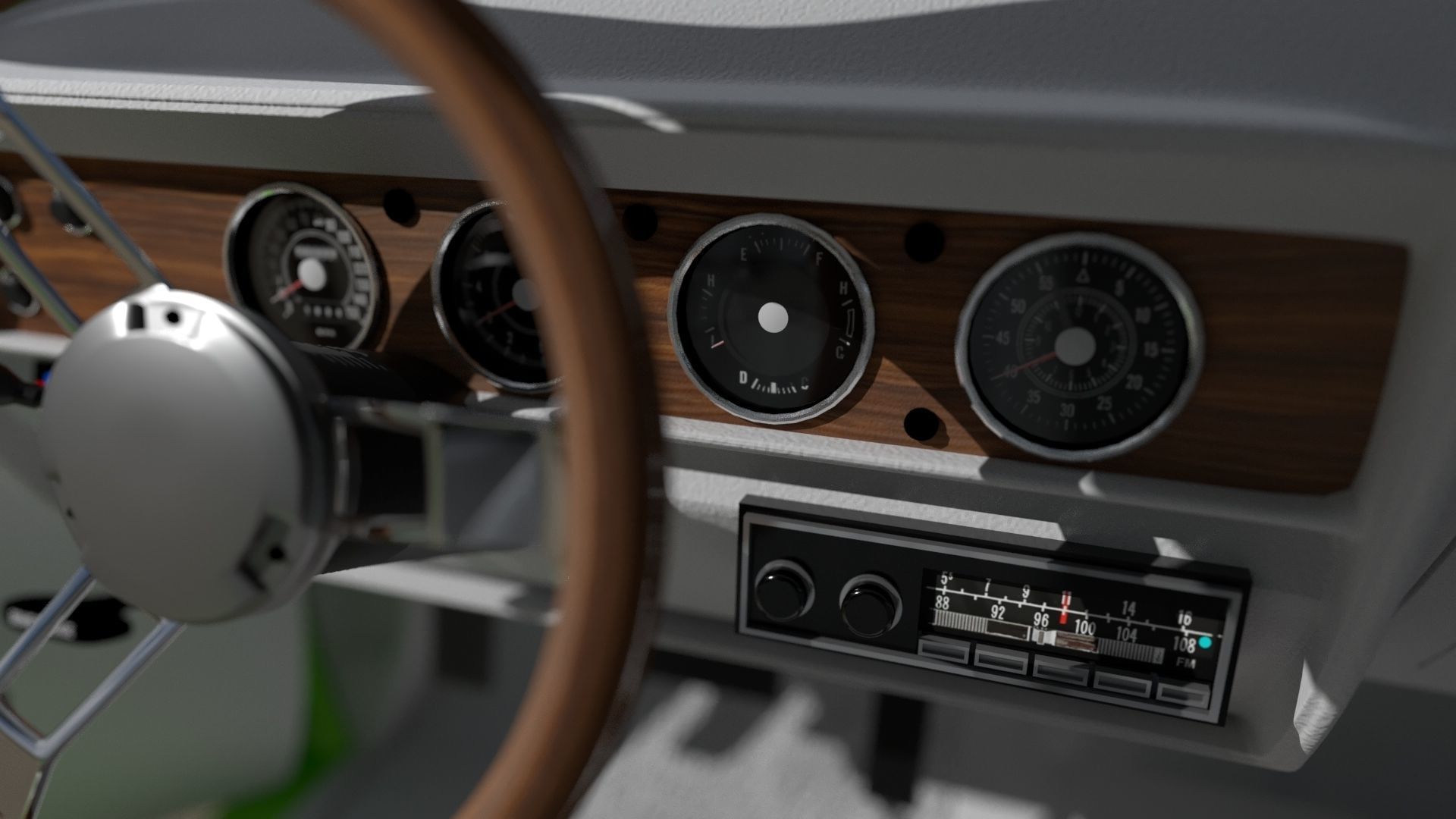 Plymouth Cuda 1970 - 1971 3D model_6