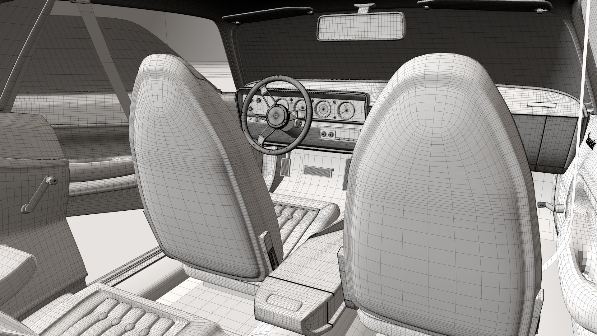 Plymouth Cuda 1970 - 1971 3D model_44