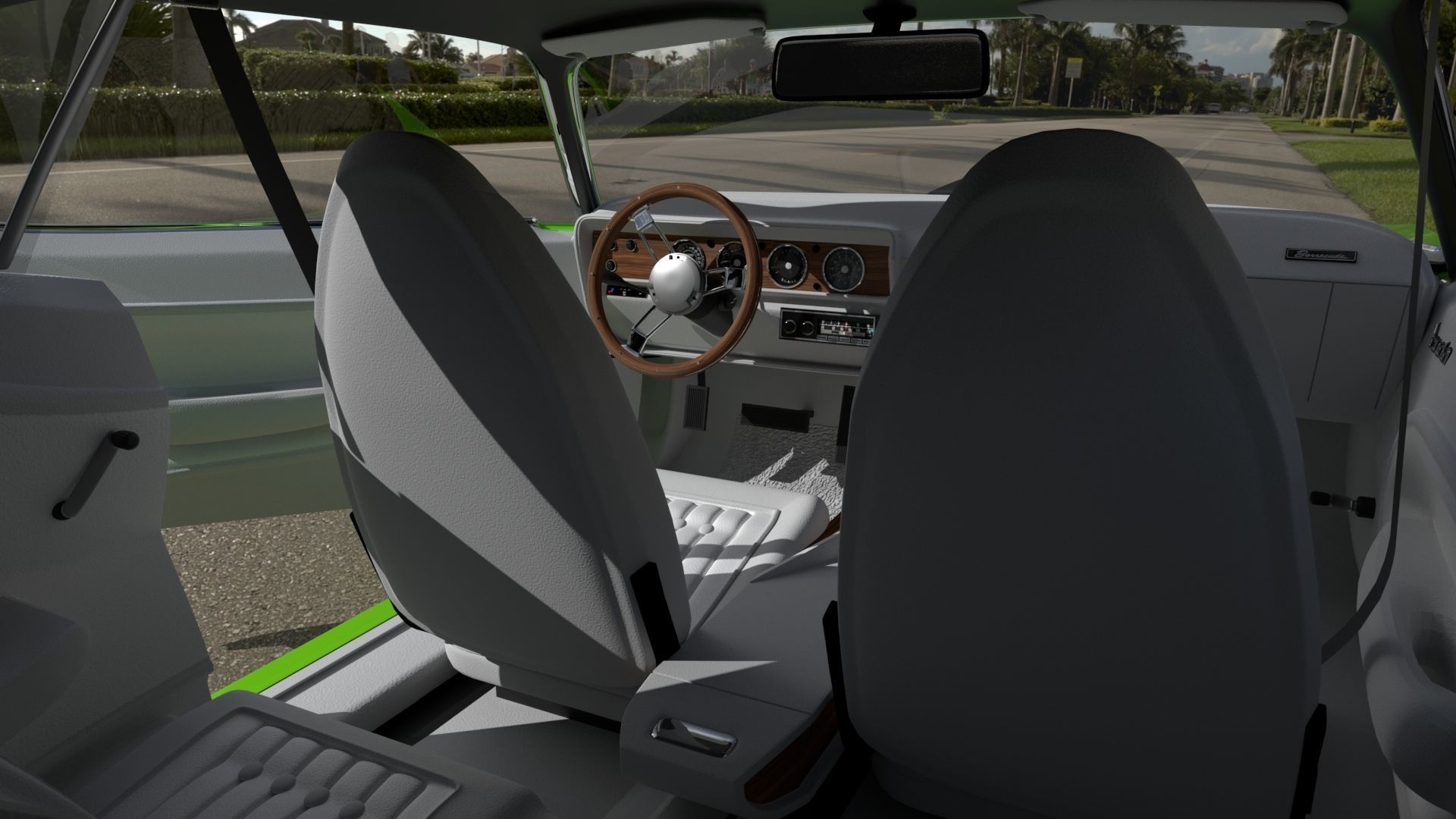 Plymouth Cuda 1970 - 1971 3D model_5