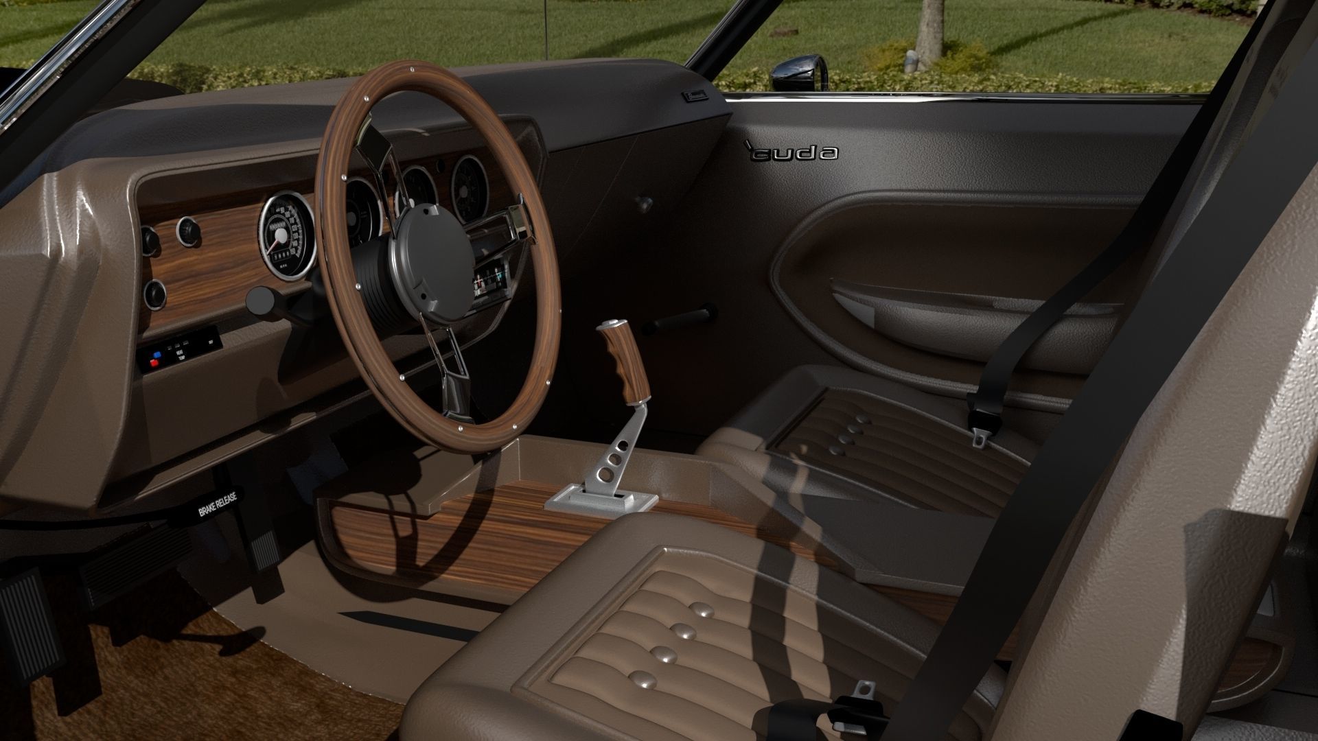 Plymouth Cuda 1970 - 1971 3D model_18