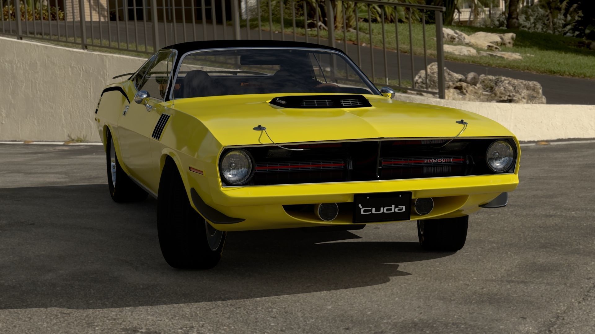 Plymouth Cuda 1970 - 1971 3D model_8