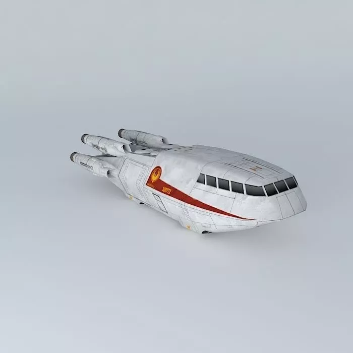 Colonial Shuttle Free 3D model