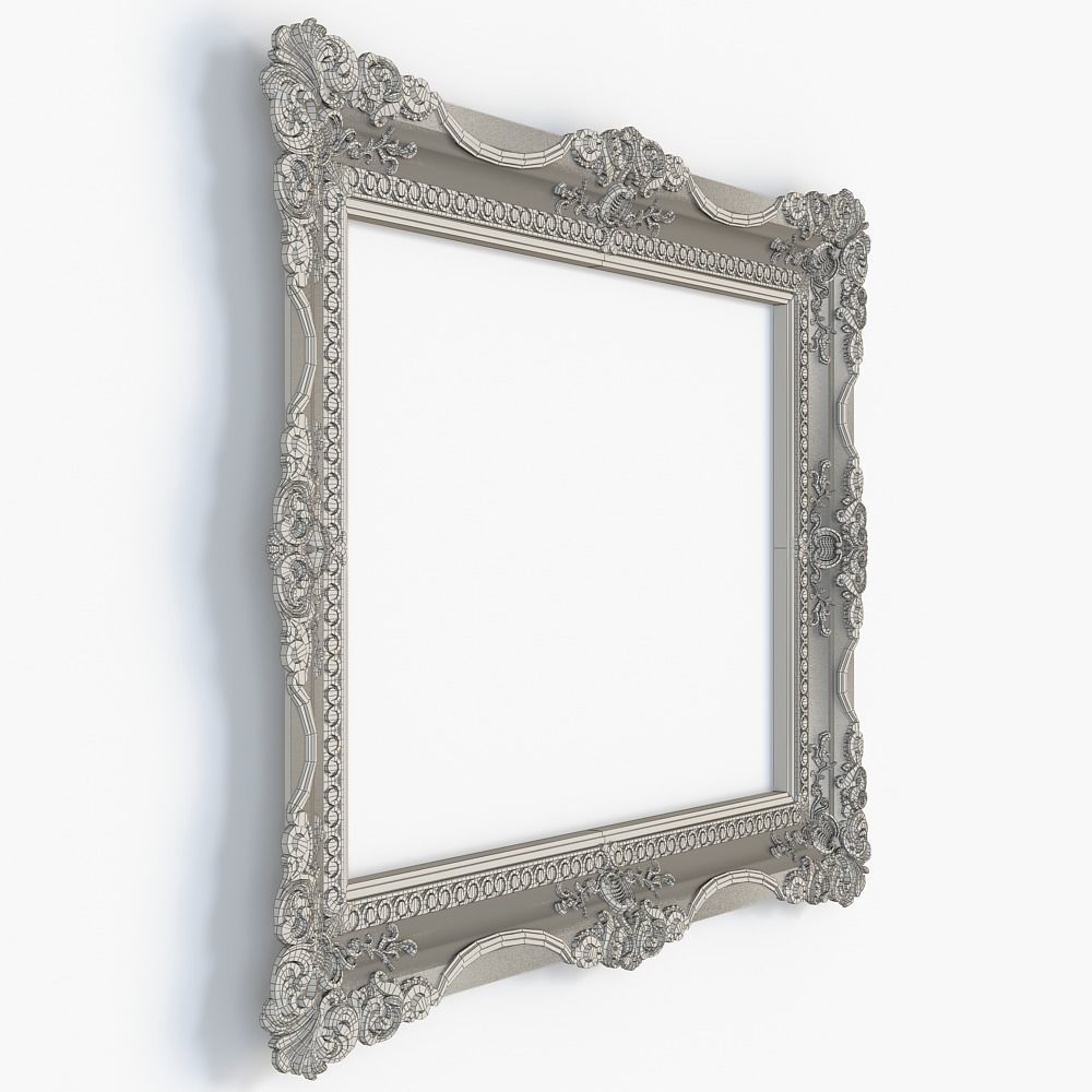 mirror frame for cnc 3D model_5