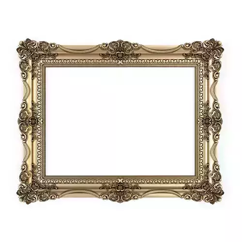 mirror frame for cnc 3D model