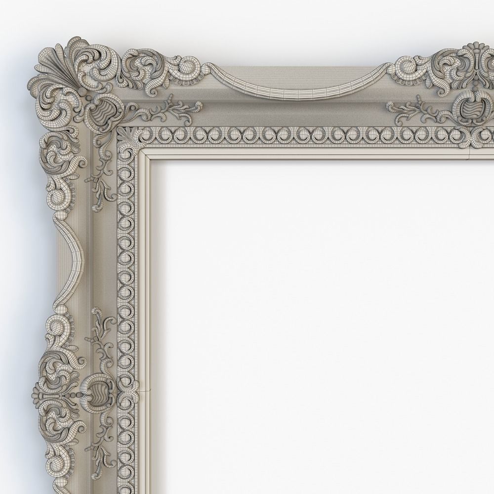 mirror frame for cnc 3D model_7