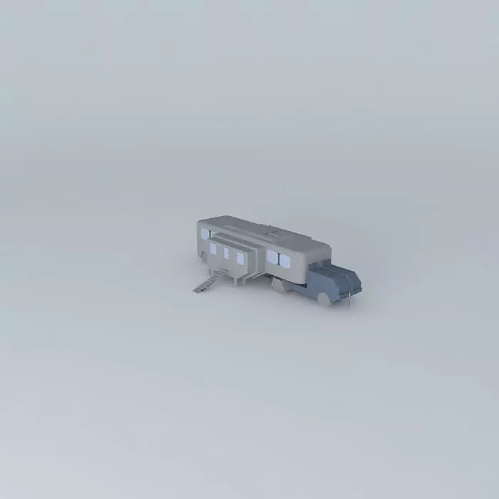 Heavy Duty Mobile Home Free 3D model_0