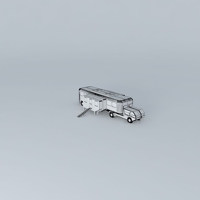Heavy Duty Mobile Home Free 3D model_3