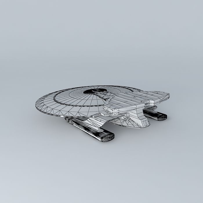 Star Trek Nebula Class Ship Free 3D model_3
