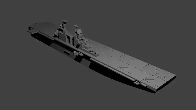 US Wasp Class Helicopter Carrier 3D print model
