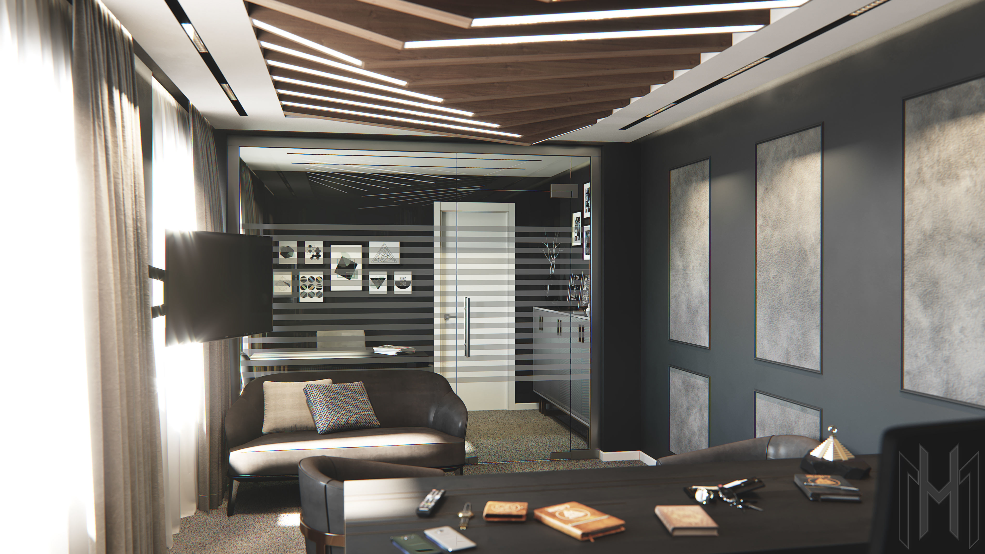 boss office 3D model_2