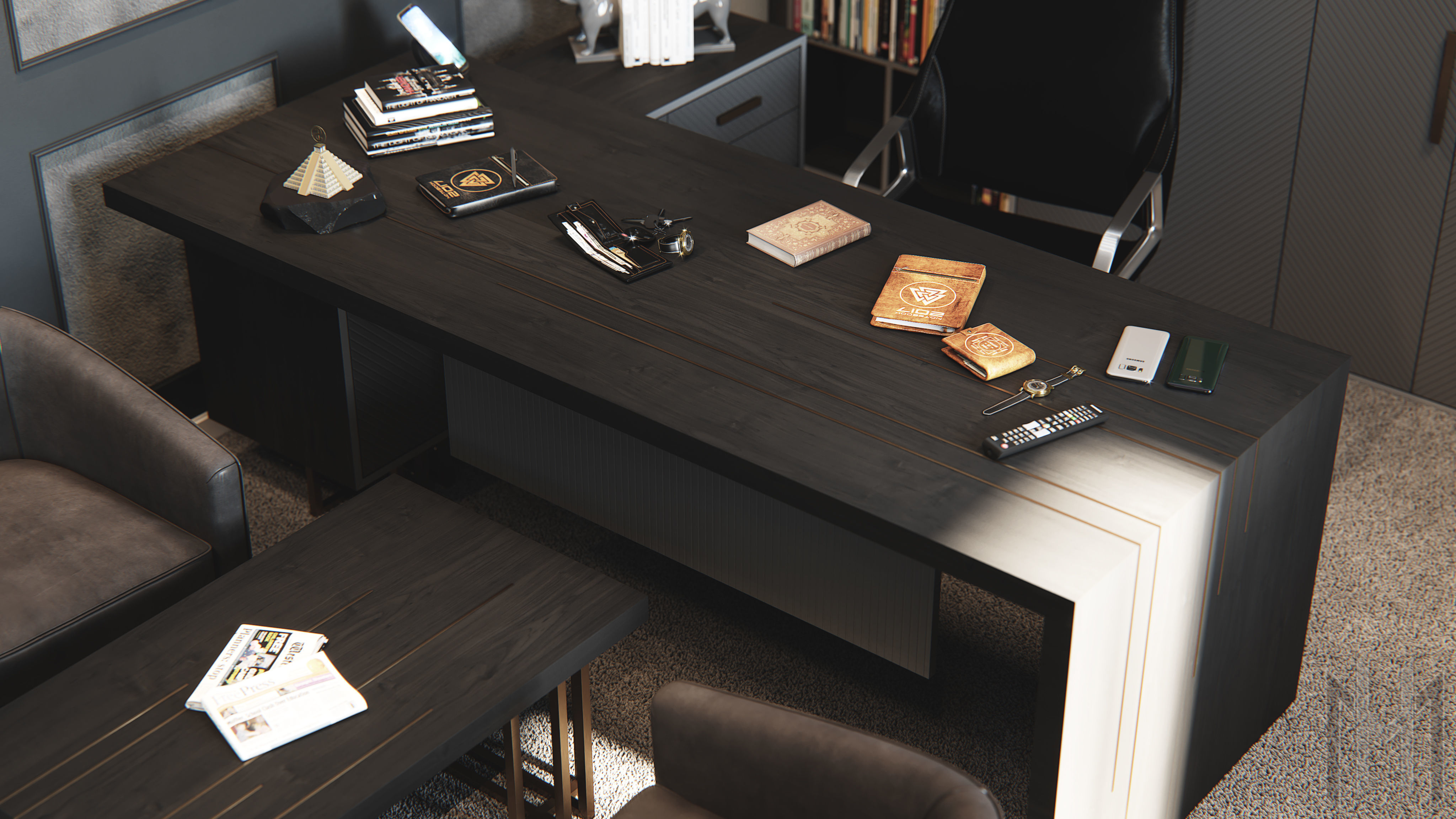 boss office 3D model_1