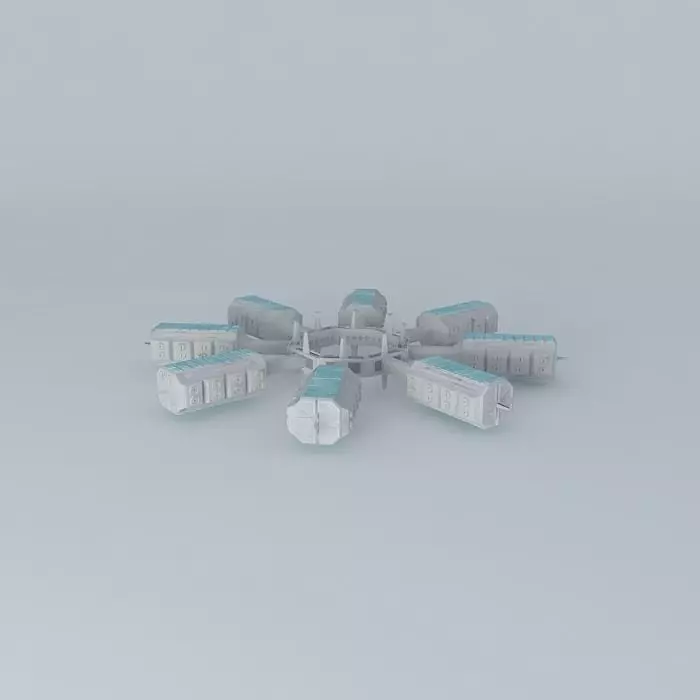 Star 1 Docking Station Free 3D model_0