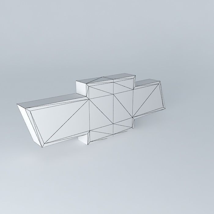 Chevrolet silverado door handle Free 3D model_3