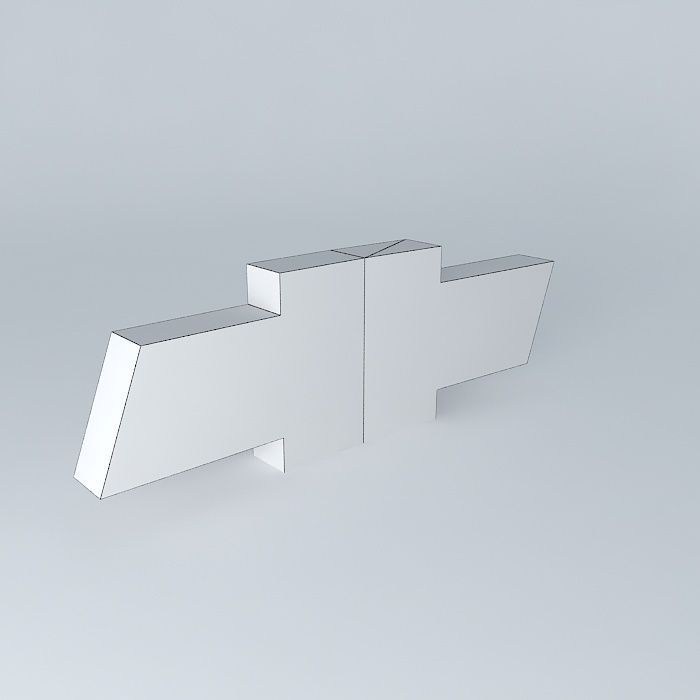 Chevrolet silverado door handle Free 3D model_4