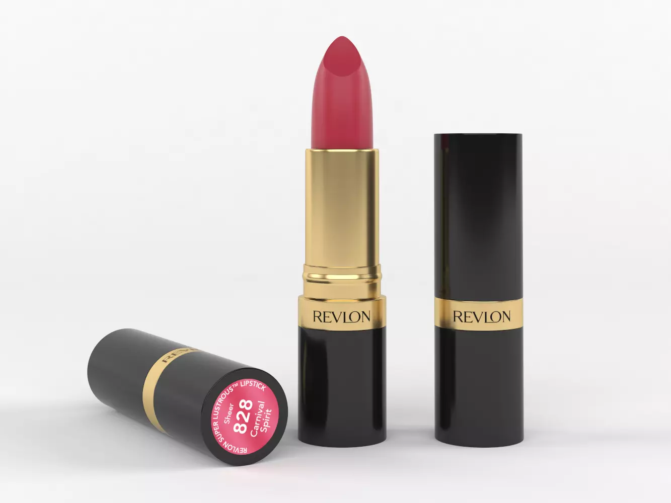 Revlon Super Lustrous Matte Lipstick 3D model_0