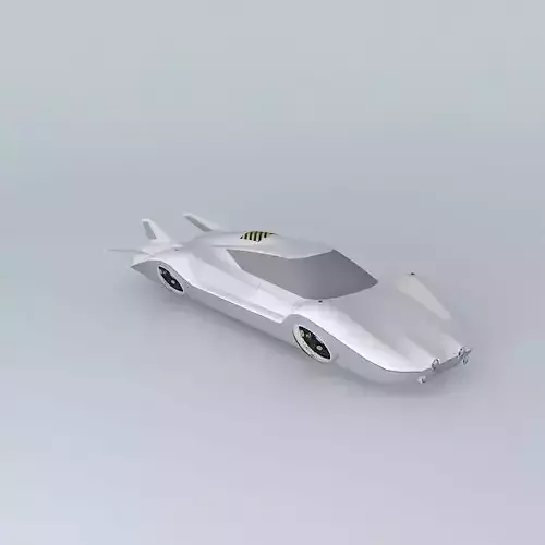 Flying Car LowPoly Version