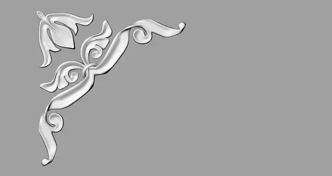 Ornamental Architectural Flourish 3D model