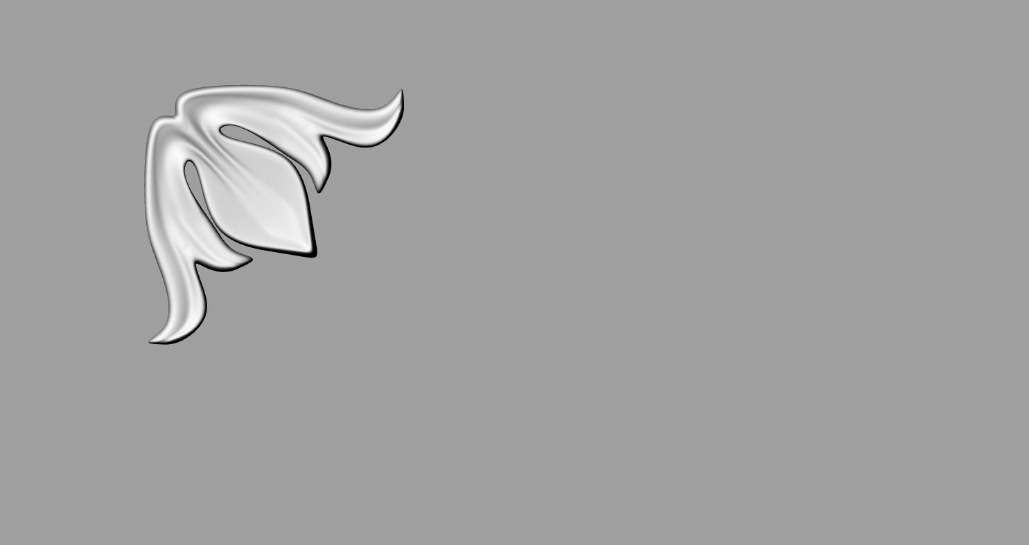 Ornamental Architectural Flourish 3D model_6