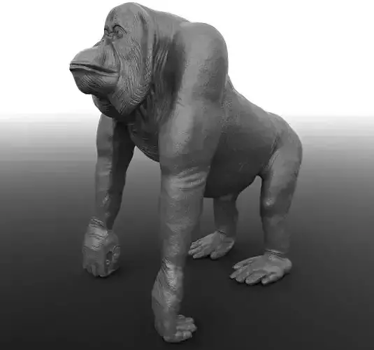 Orangutan gorilla Free 3D model