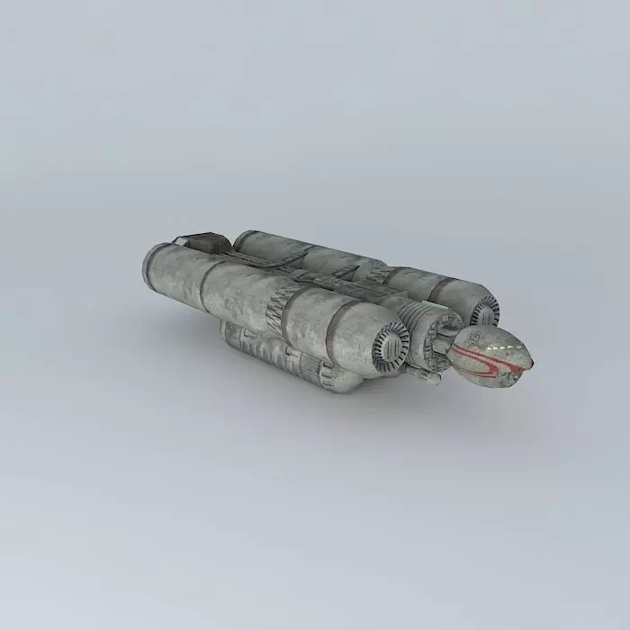 Tube Ship Free 3D model