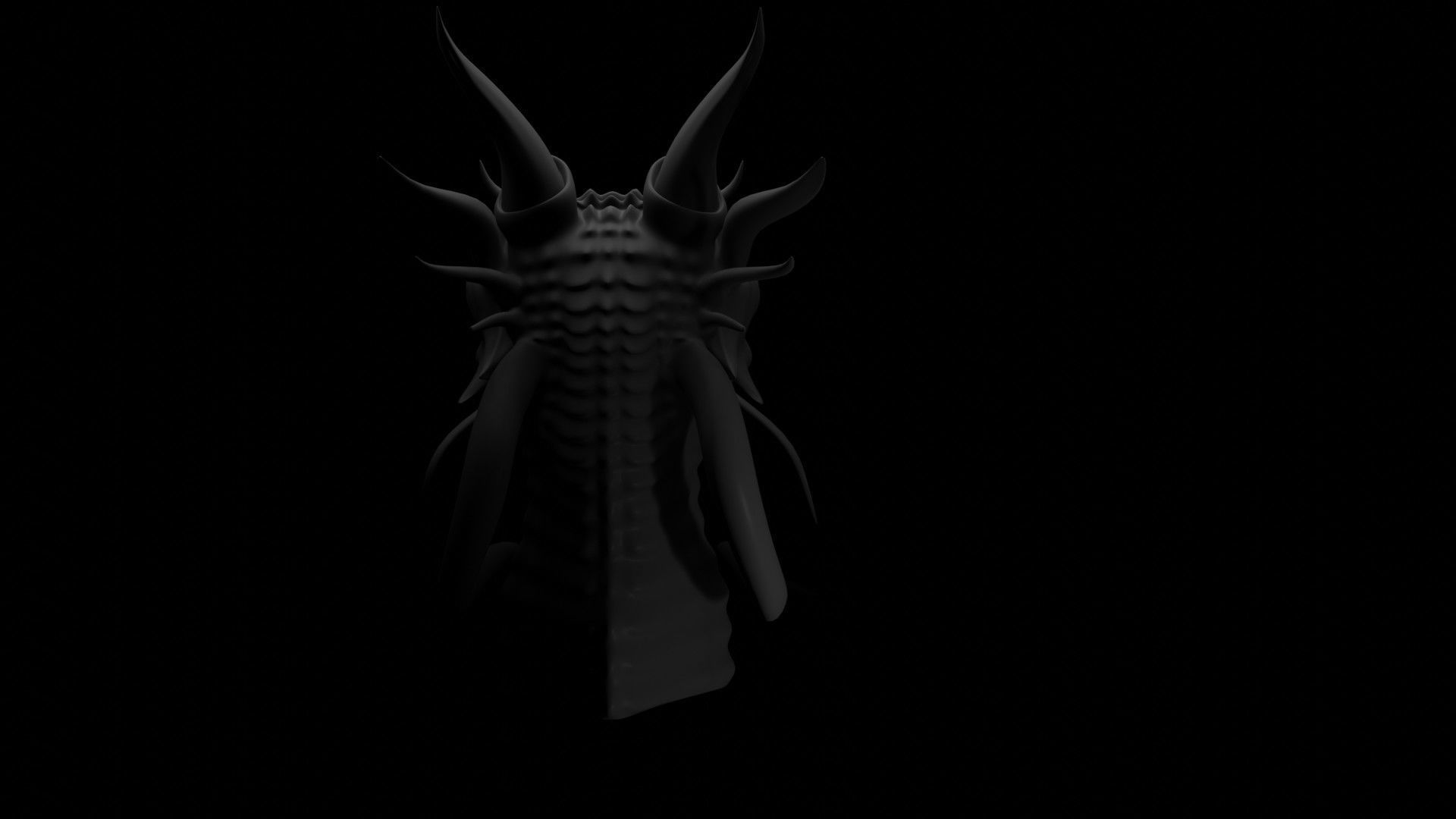 Dragon Head 3D model_14