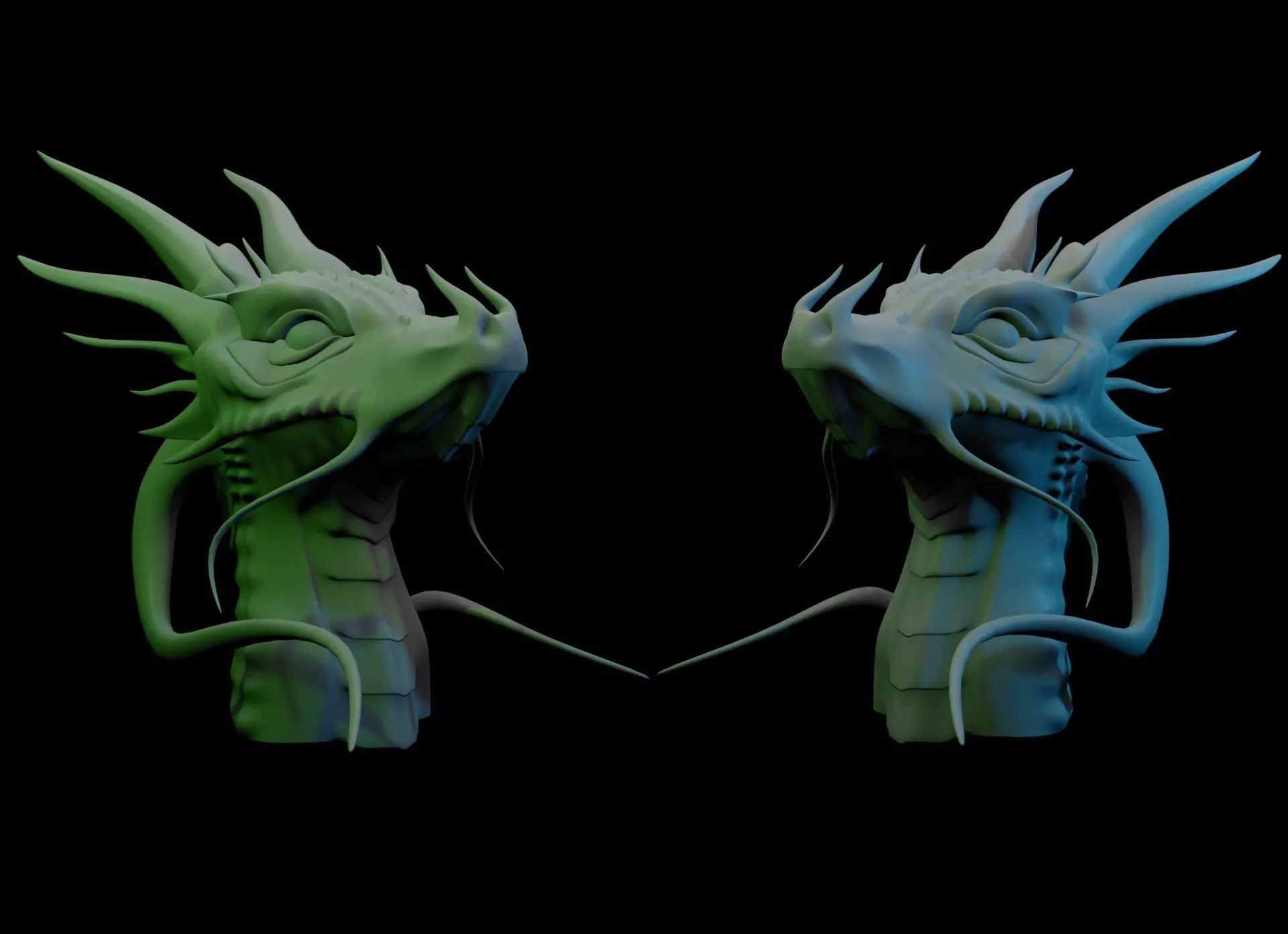 Dragon Head 3D model_0