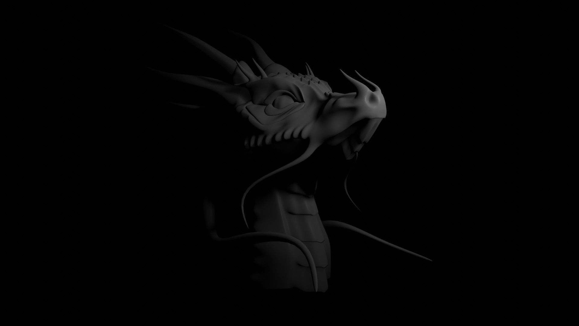 Dragon Head 3D model_5