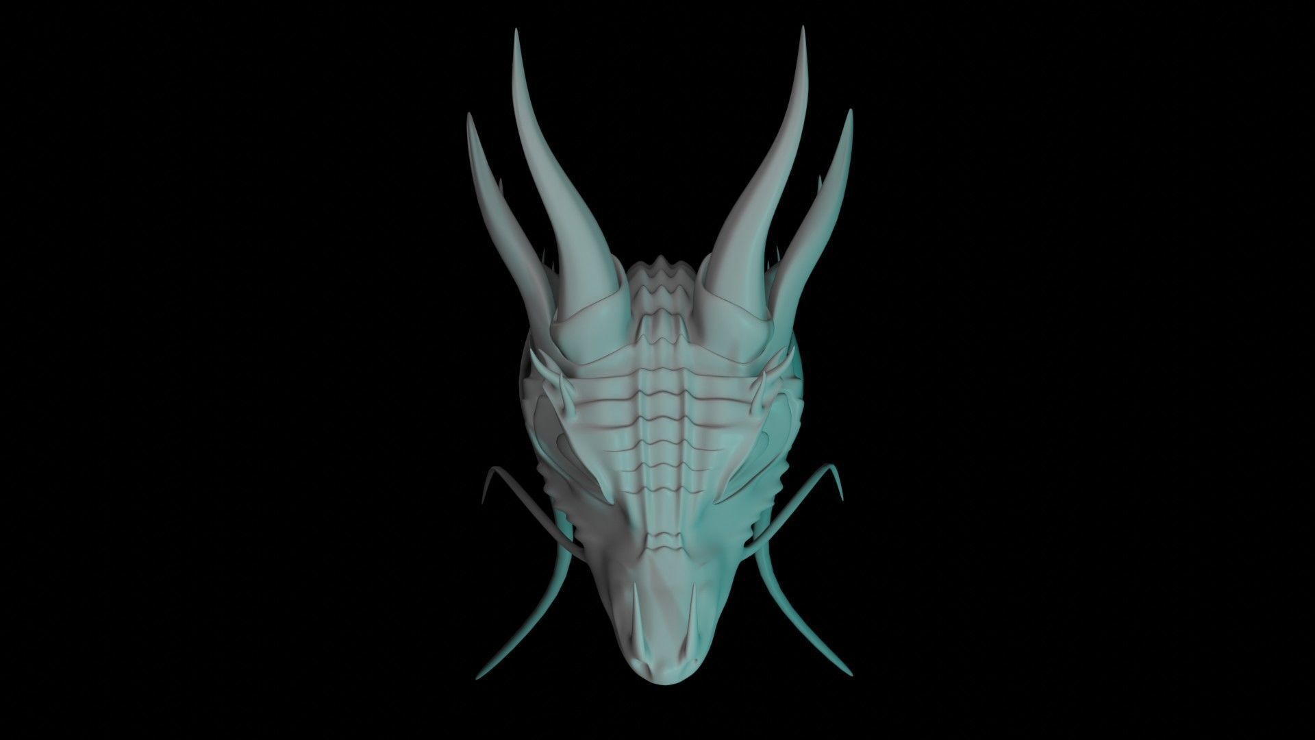 Dragon Head 3D model_8
