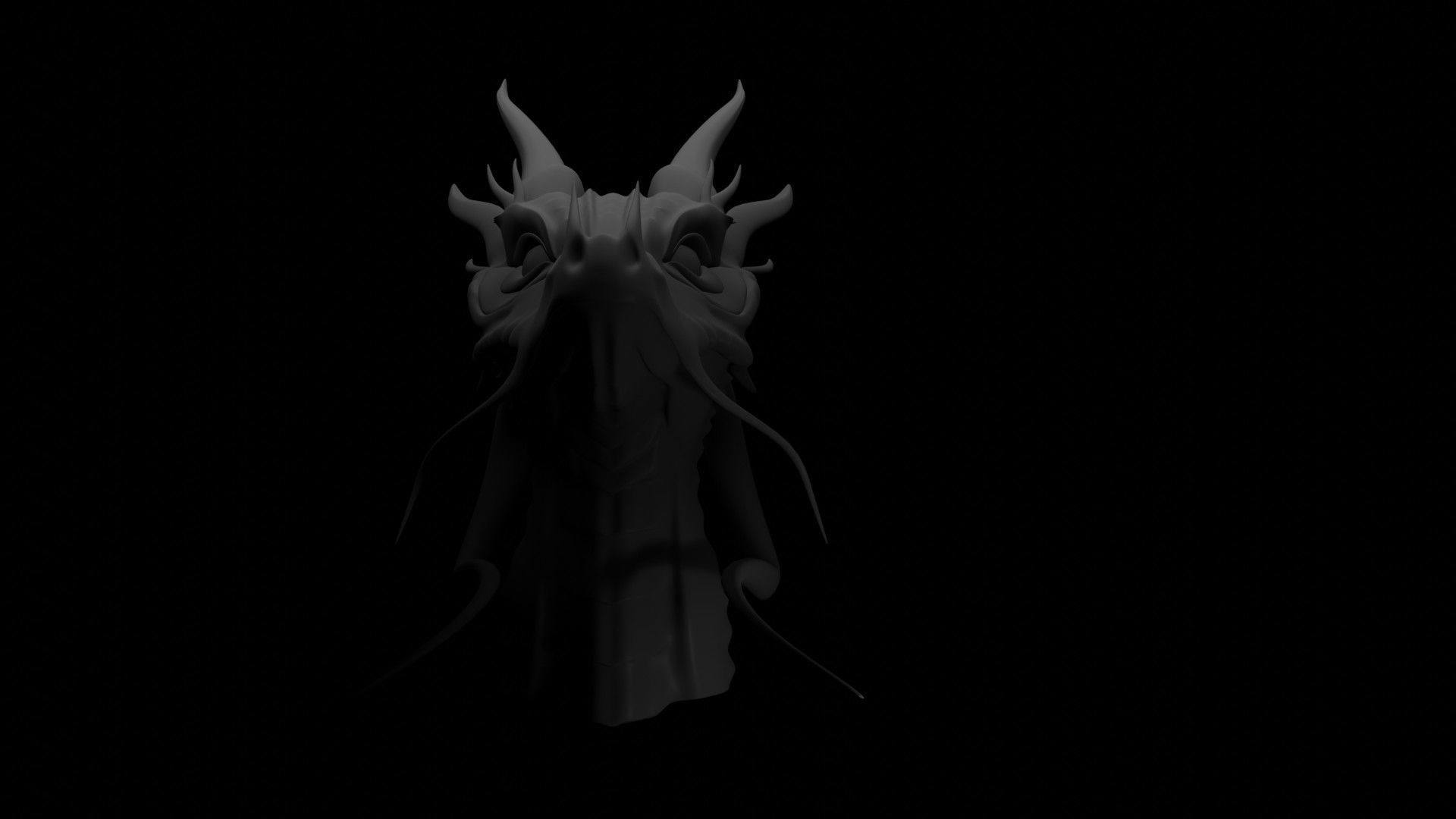 Dragon Head 3D model_21