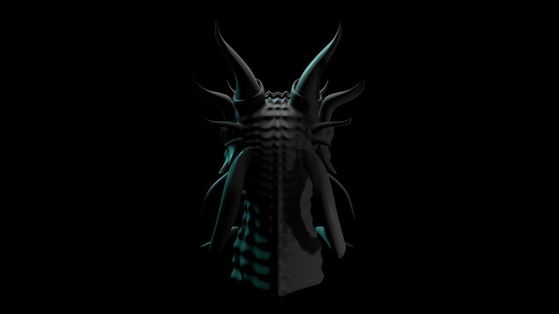 Dragon Head 3D model_7