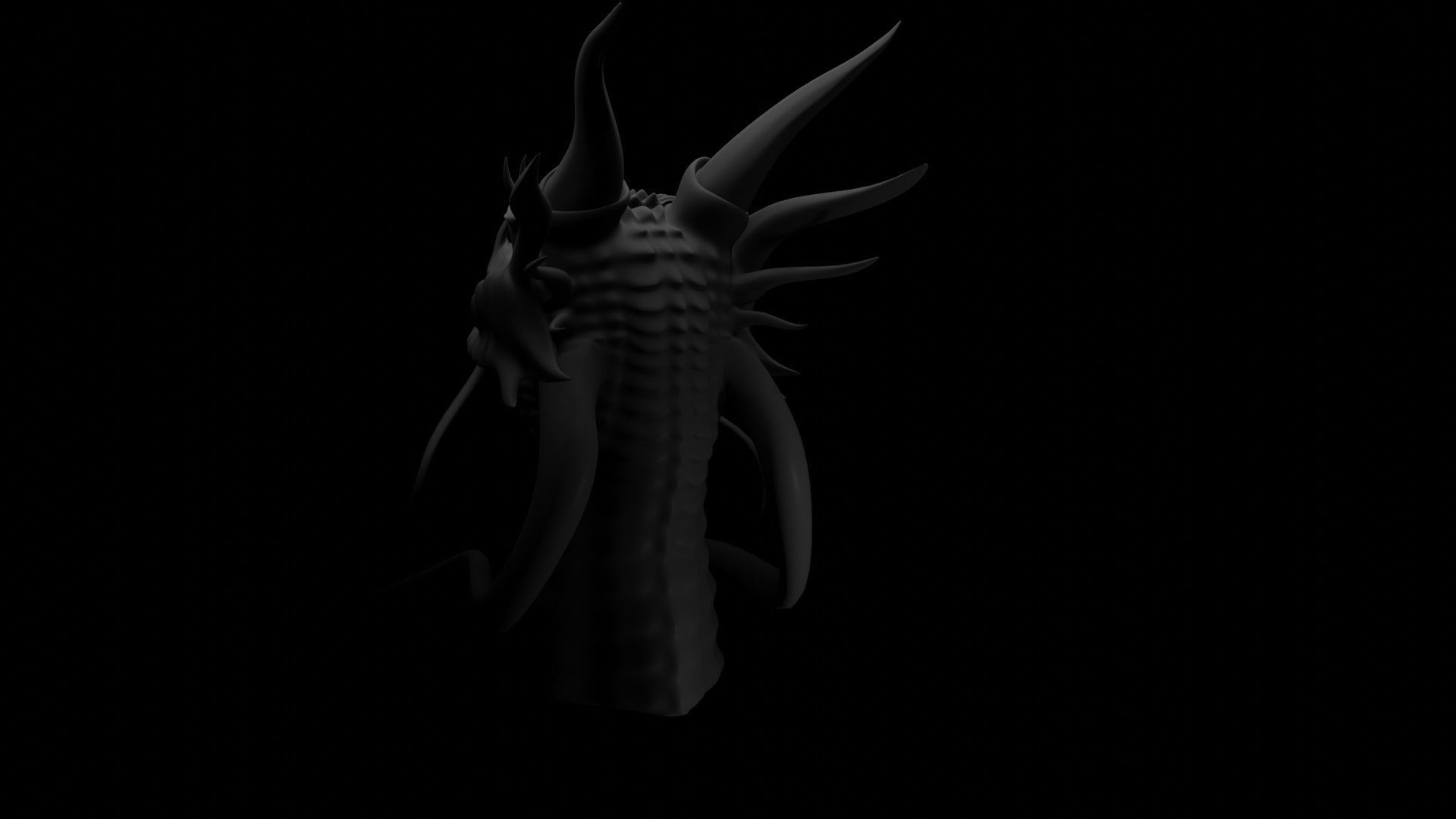 Dragon Head 3D model_15