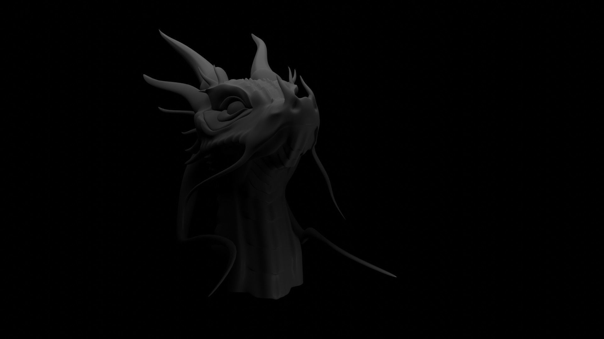 Dragon Head 3D model_22