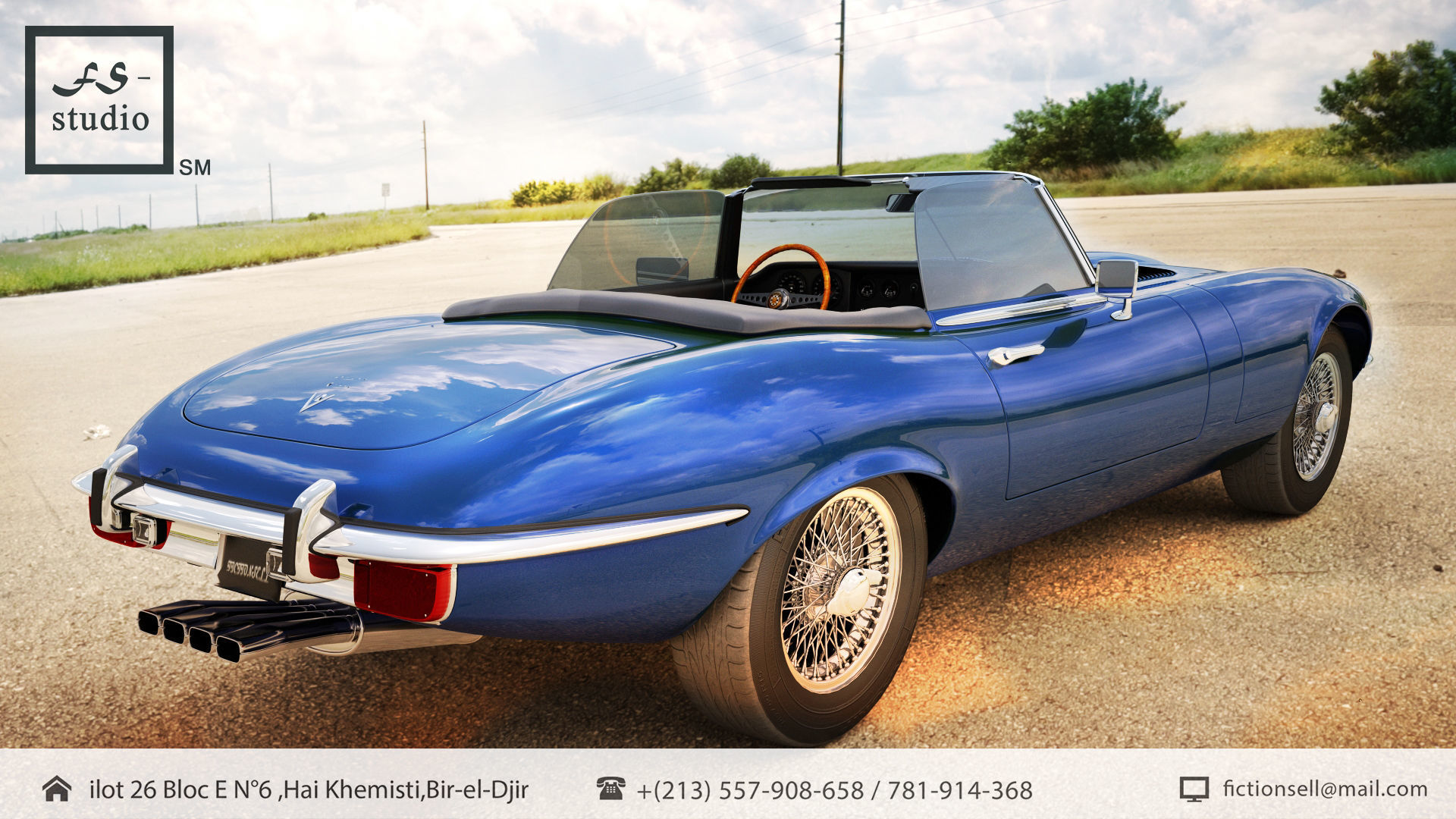 1968 Jaguar E-Type Zero 3D model_2