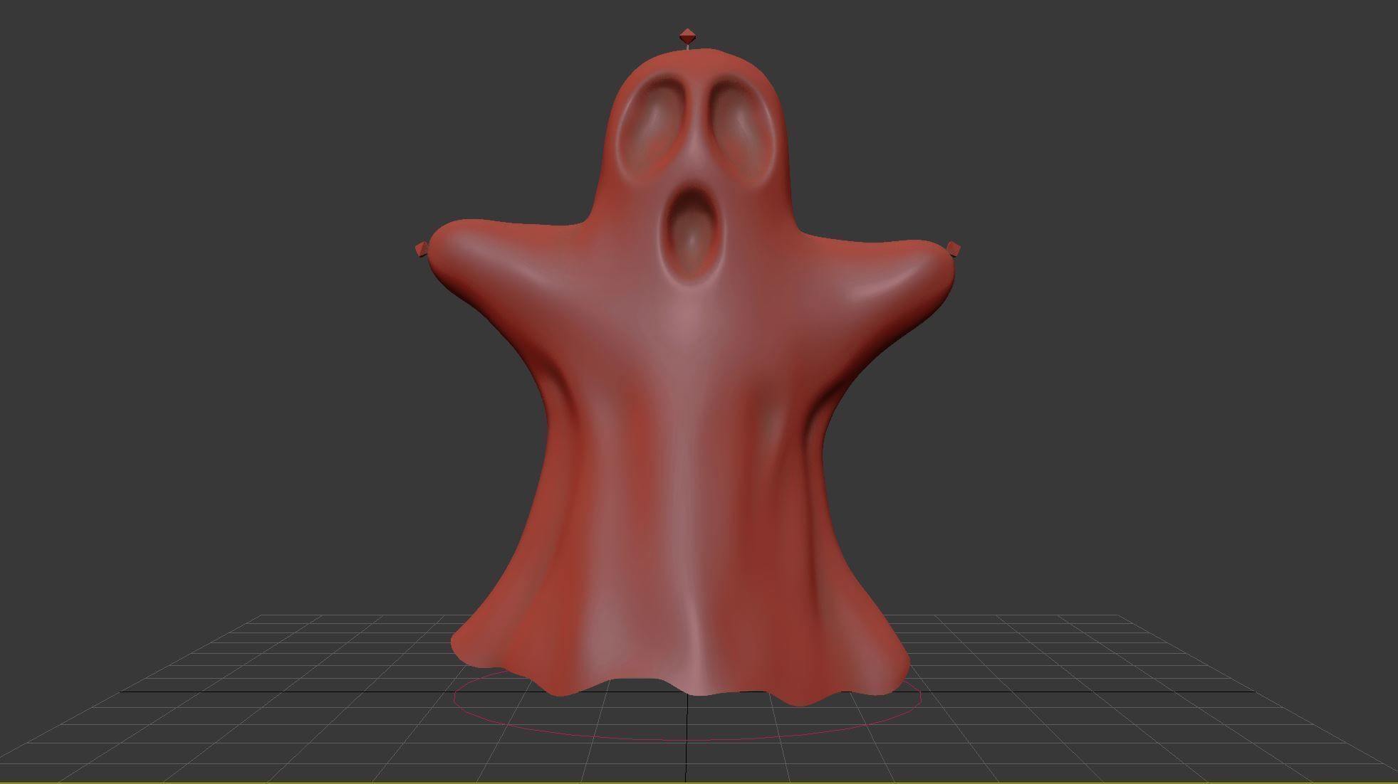 halloween ghost 3D model_3