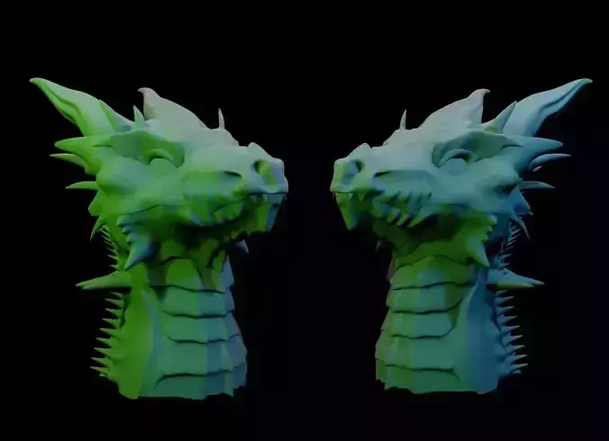 Dragon Head 3D model