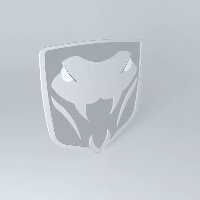 Viper snake logo Free 3D model