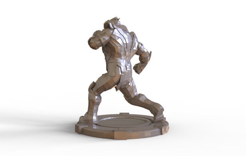 Thanos fight pose 3D print model_1