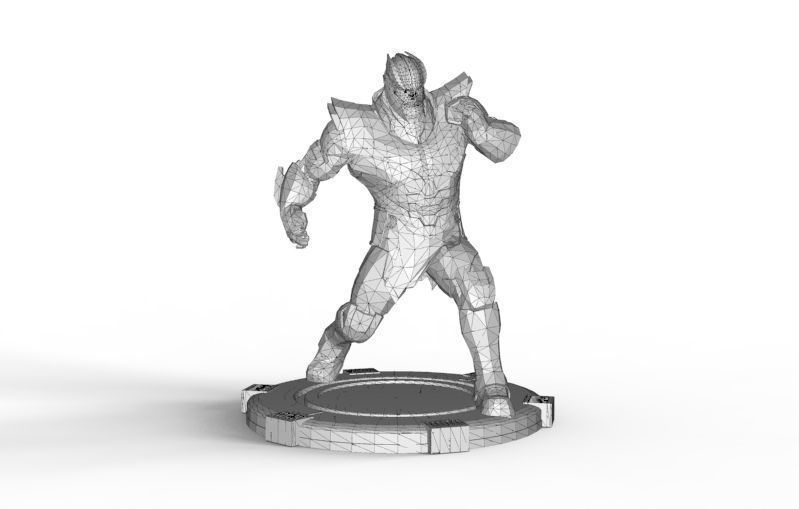 Thanos fight pose 3D print model_47